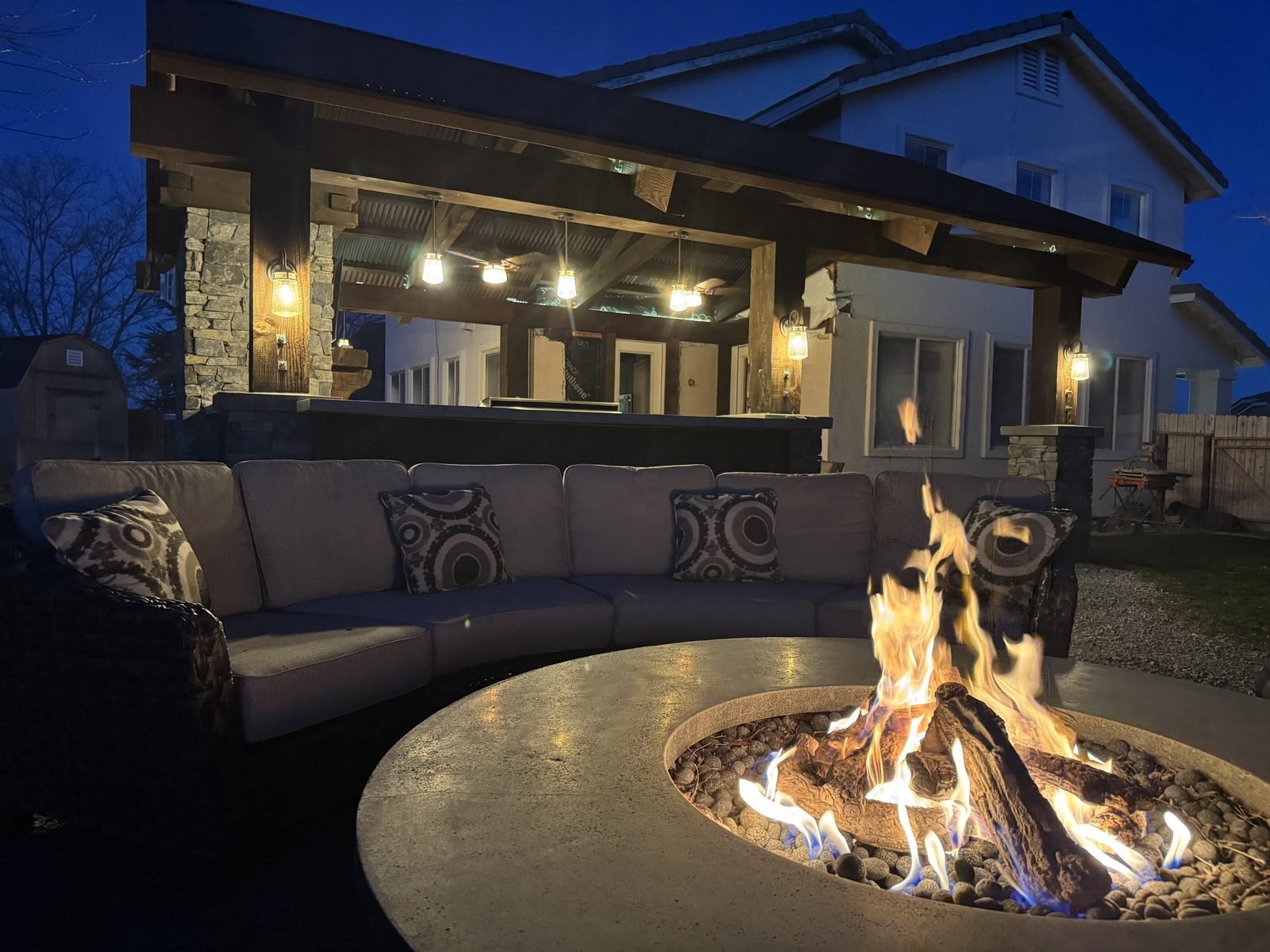 Custom outdoor living and deck Reno NV by RCV Construction