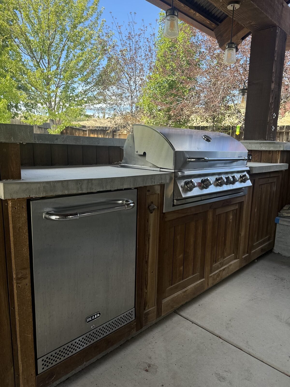 Outdoor deck and living area Reno Tahoe by RCV Construction