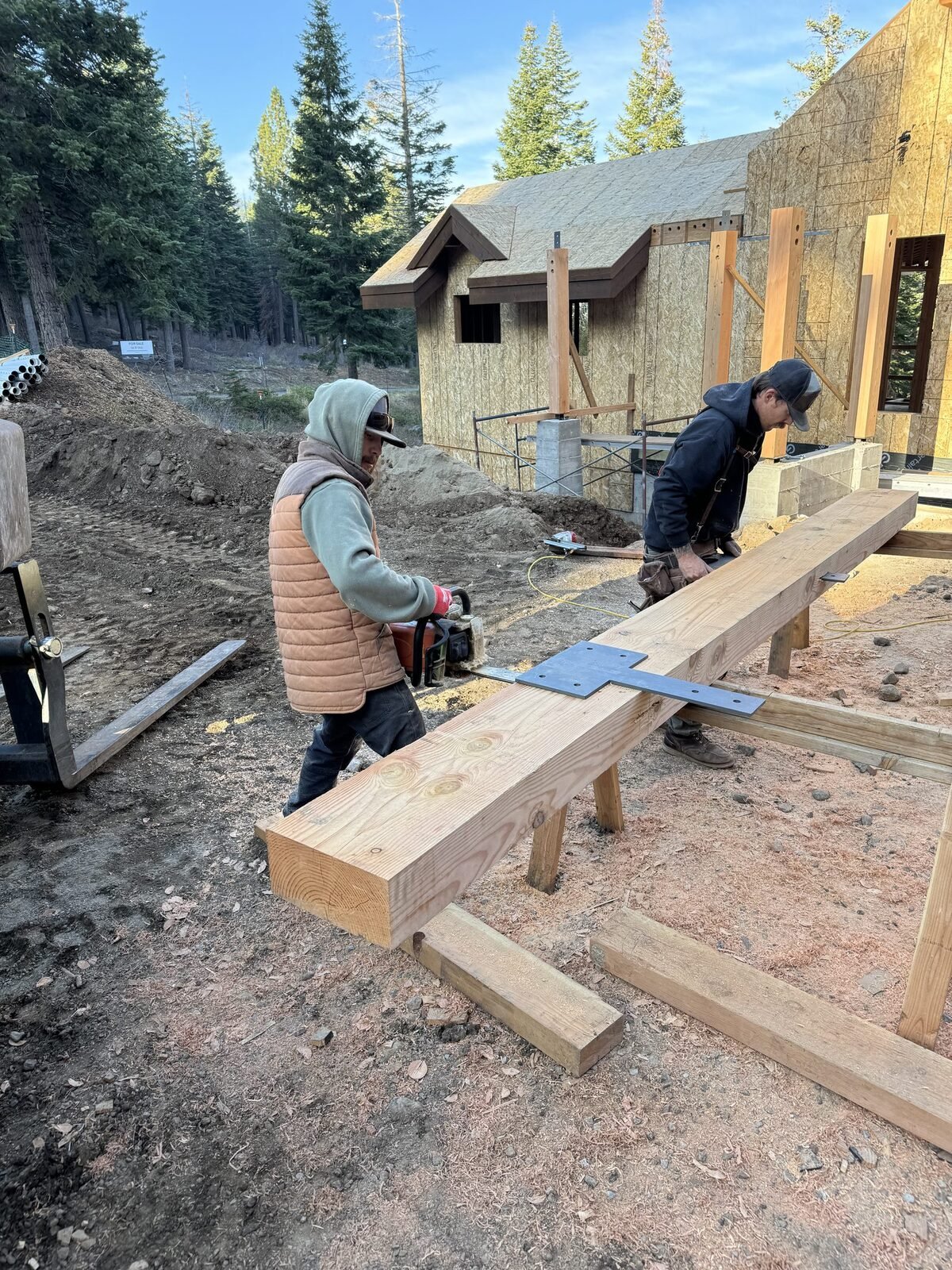 Custom timberwork in Truckee, CA by RCV Construction — project photo 19 of 24